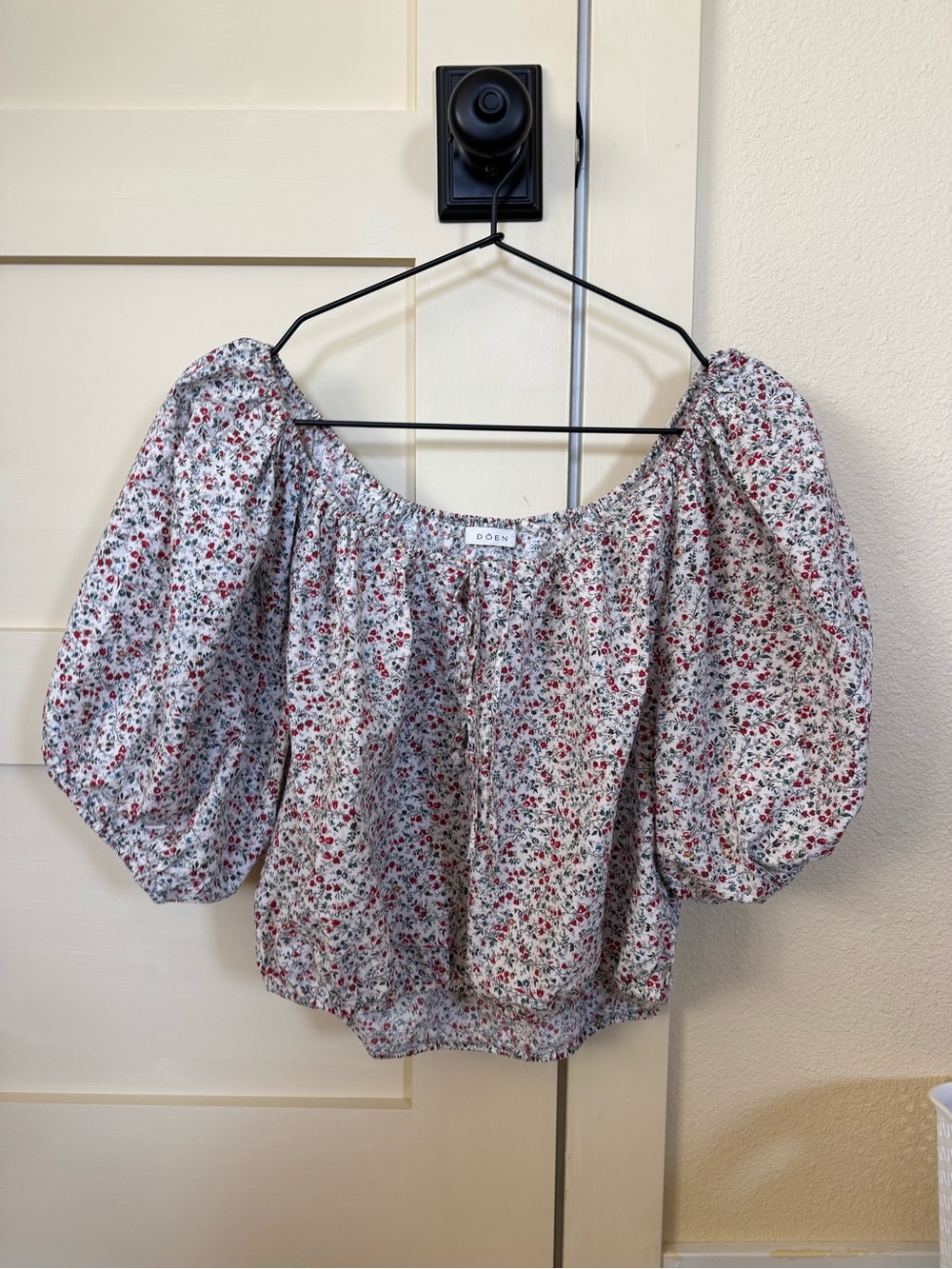 Doen Lotus Top in briarwood floral